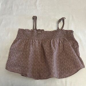 GAP Brown Smocked Baby Top